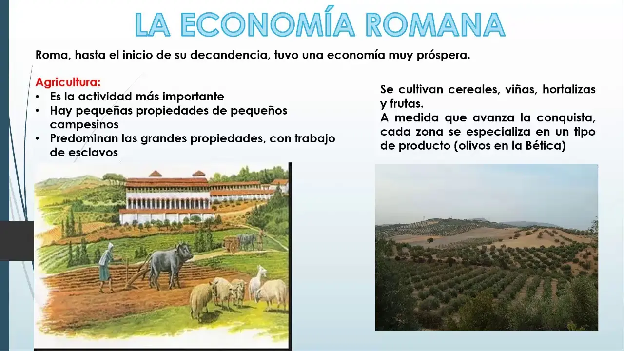 economía romana resumen - Cómo era la economía en romana