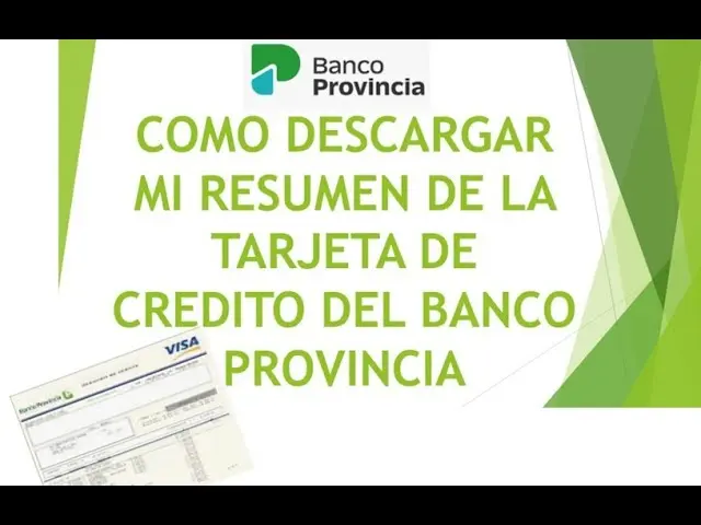 mastercard provincia resumen - Cómo pagar la tarjeta de crédito del Banco Provincia