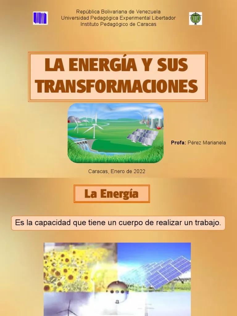 la energia y sus transformaciones resumen - Cómo se transforma la energía ejemplo