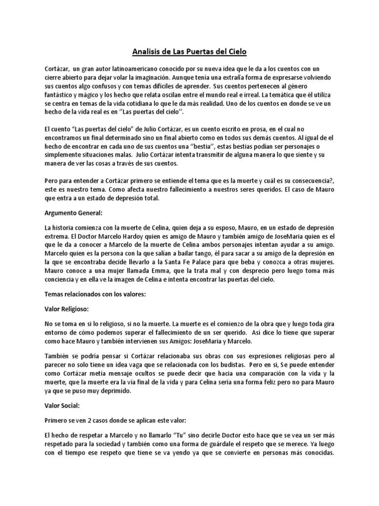 Las puertas del cielo: Resumen del cuento de Julio Cortázar - Cómo termina el cuento Las puertas del cielo las puertas del cielo julio cortazar resumen - Cómo termina el cuento Las puertas del cielo