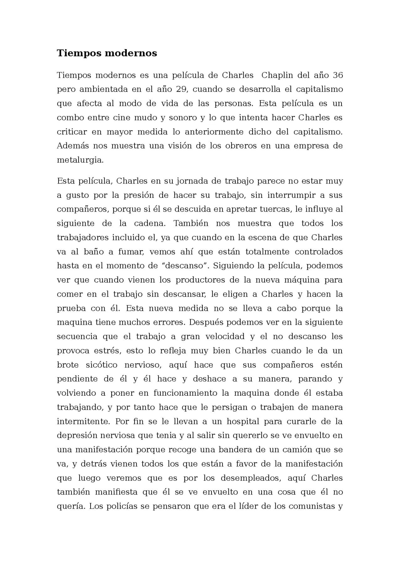 Resumen de la película 019872zjspixortiempos modernos019872zjspixor de Charles Chaplin - Cuál es el contexto historico de Tiempos modernos resumen de pelicula tiempos modernos de charles chaplin - Cuál es el contexto historico de Tiempos modernos