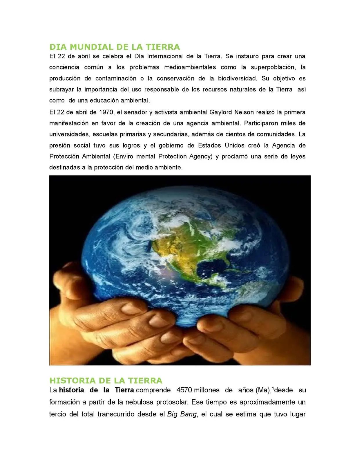 dia mundial de la tierra resumen - Cuál es el lema del Día Mundial de la Tierra 2023