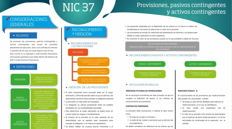 nic 37 resumen - Cuál es el objetivo de la NIC 37