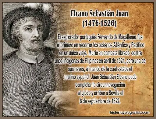 biografia de juan sebastian elcano resumen - Cuál fue el descubrimiento de Juan Sebastián Elcano