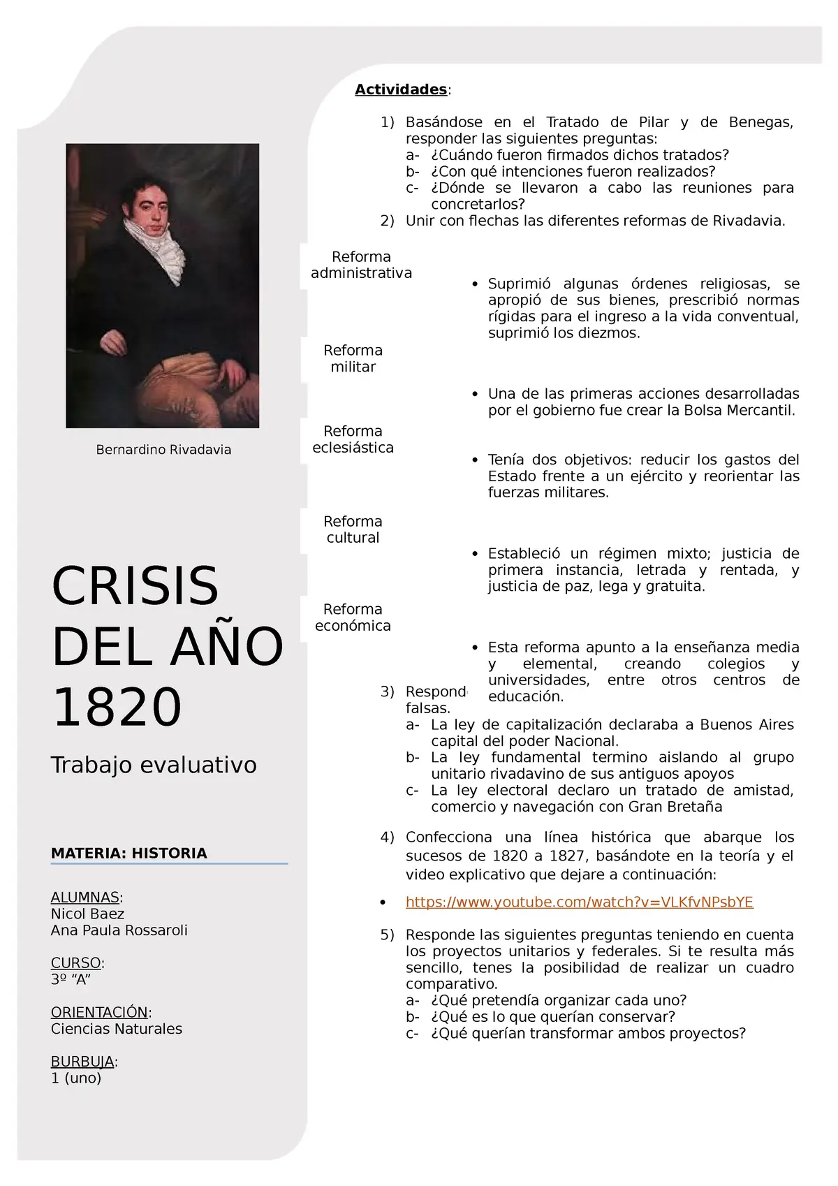 crisis de 1820 resumen - Cuáles fueron las causas de la crisis de 1820