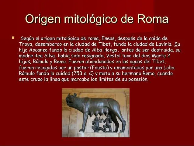 origen mitologico de roma resumen - Cuáles son las dos versiones sobre el origen de Roma