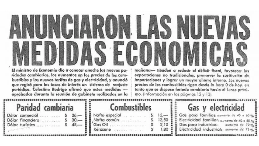 que fue el rodrigazo resumen - Cuánto hubo de inflación en el gobierno de Alfonsín