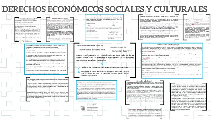 derechos sociales economicos y culturales resumen - Dónde se establecen los derechos económicos, sociales y culturales