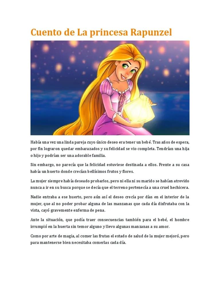 resumen del cuento rapunzel - Qué características tiene Rapunzel