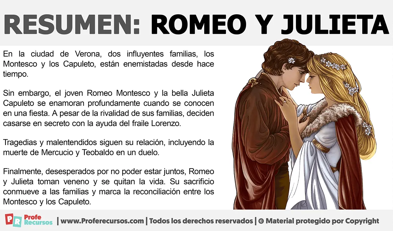 romeo y julieta resumen para niños - Qué enseñanza deja el cuento de Romeo y Julieta