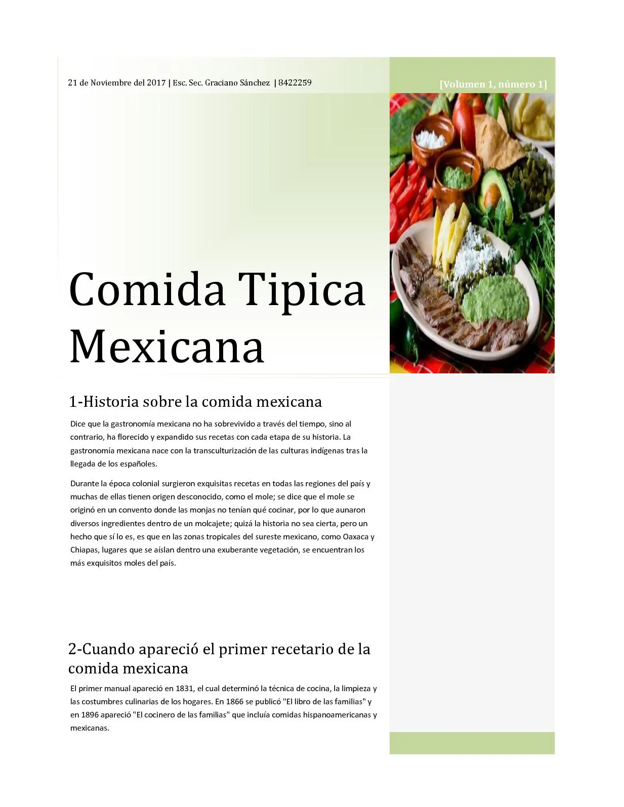 comida mexicana resumen - Qué es la comida mexicana