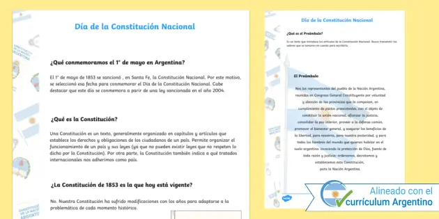 resumen de la constitucion nacional argentina - Qué es la Constitución Nacional Argentina y sus partes