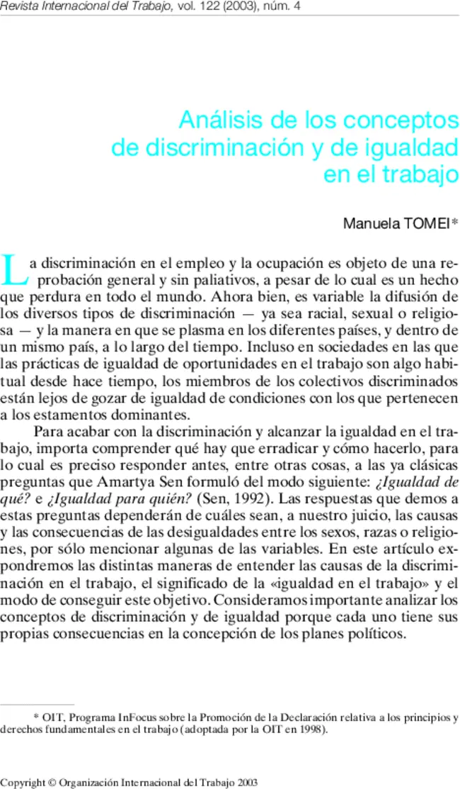 discriminacion resumen - Qué es la discriminación y cuáles son sus consecuencias