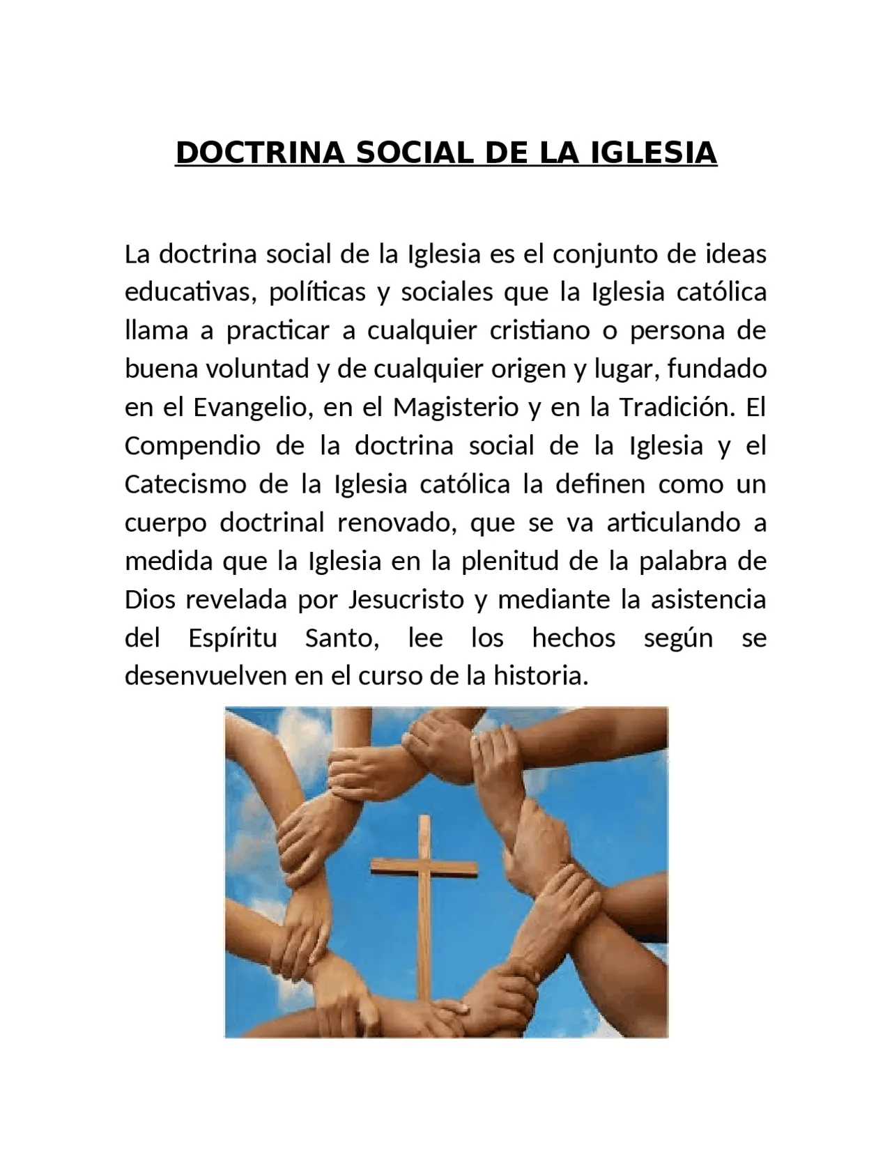 doctrina social de la iglesia resumen - Qué es la doctrina social de la Iglesia y cuál es su objetivo