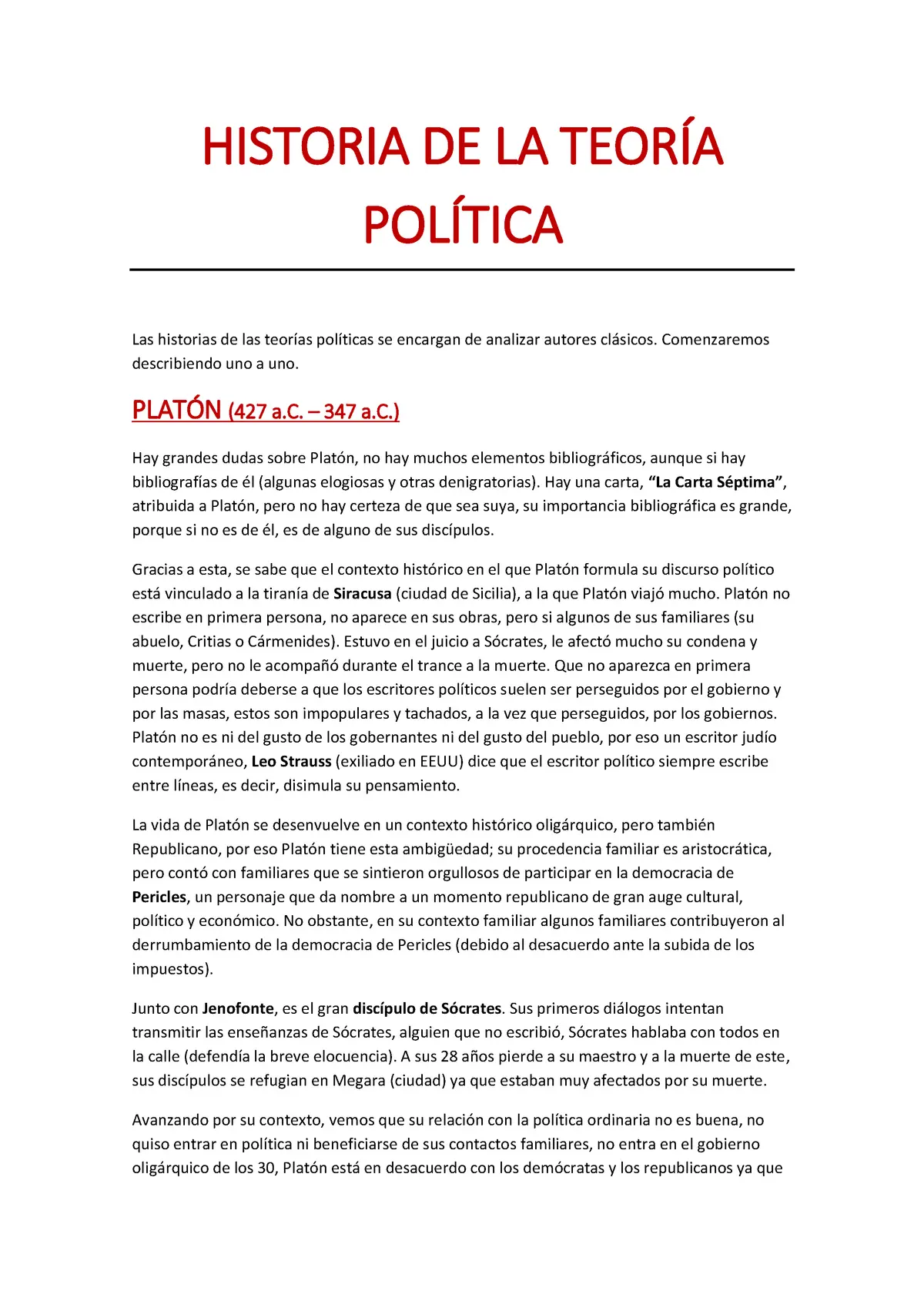 Historia de la teoría política: Resumen - Qué es la teoria politica clasica historia de la teoría política resumen - Qué es la teoria politica clasica
