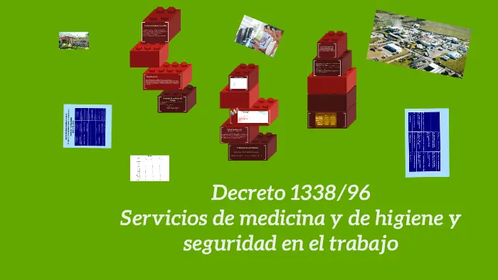 decreto 1338 96 resumen - Qué establece la ley sobre medicina en el trabajo