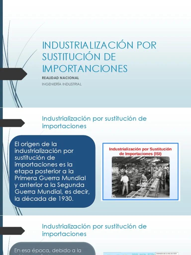industrializacion por sustitucion de importaciones argentina 1930 resumen - Qué fue la ISI en 1930
