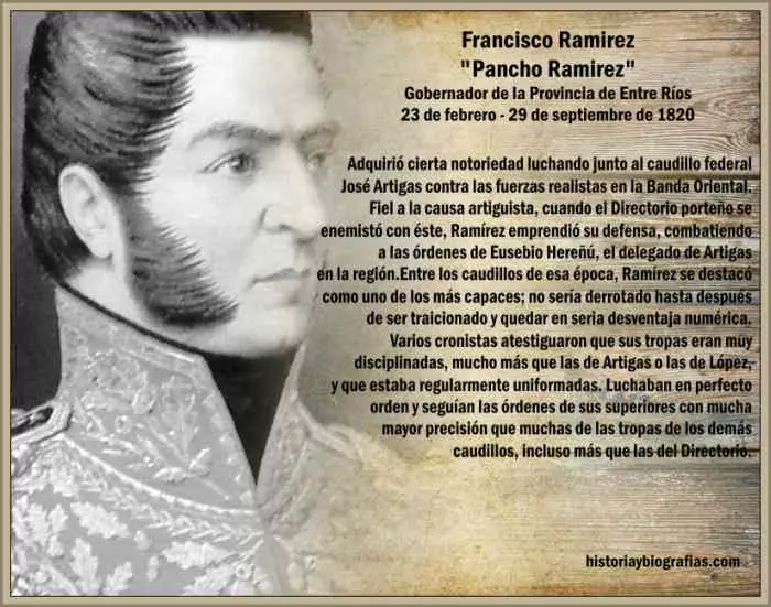 francisco ramírez resumen - Qué hizo Francisco Ramírez por Entre Ríos