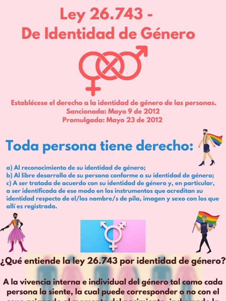 ley de identidad de género resumen - Qué implica para las personas el derecho a la identidad de género en la Argentina