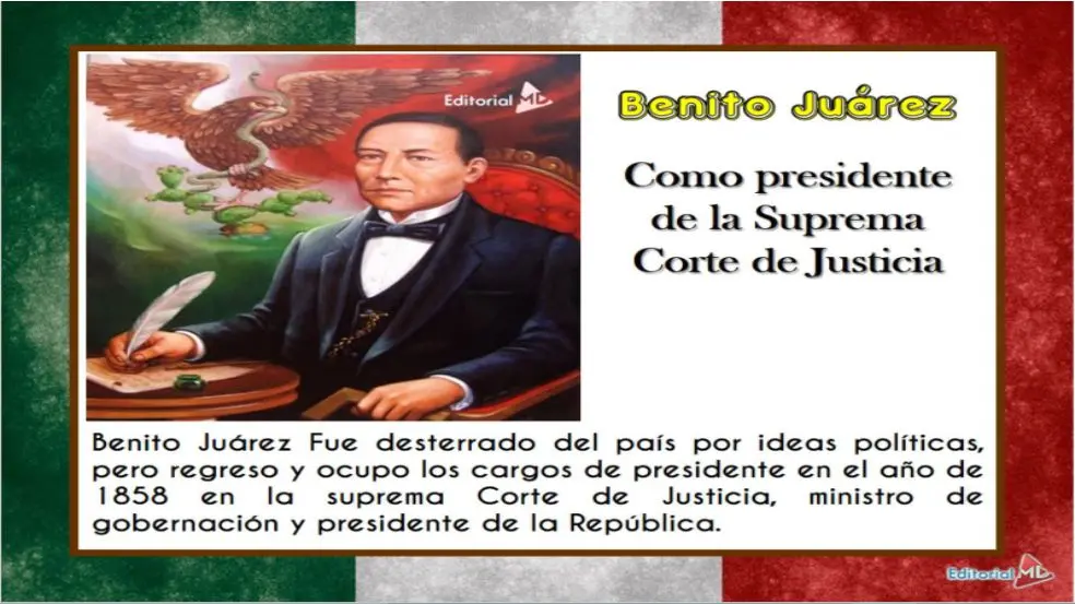 biografia de benito juarez resumida - Qué le pasó a Benito Juárez en el año 1853