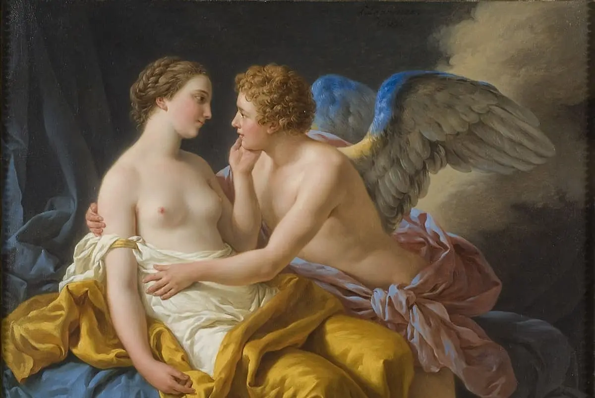 cupido y psique resumen - Qué le pasó a Psique