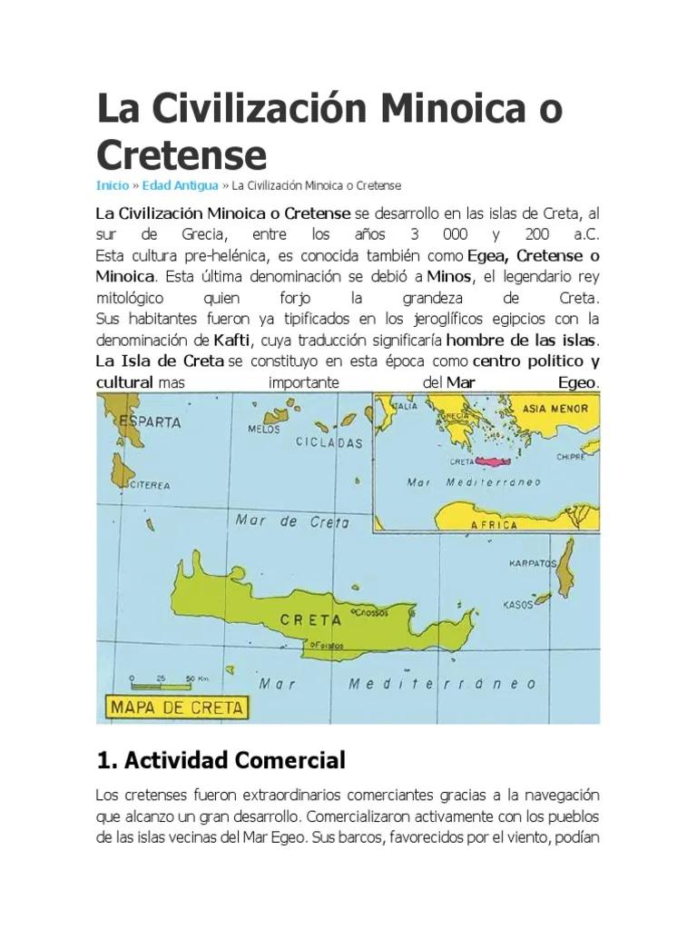 civilización cretense resumen - Qué pueblo acabo con la cultura cretense