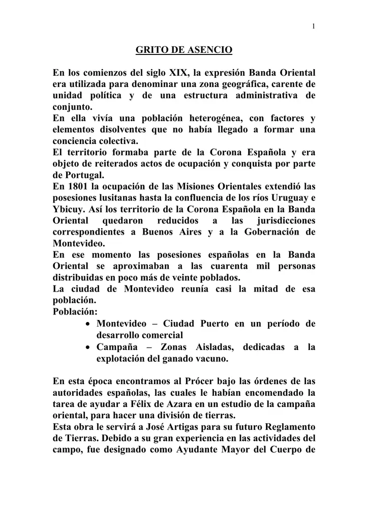 Grito de Asencio: Resumen de un hito fundamental en la historia de Uruguay - Que se conmemora el 28 de febrero en Uruguay grito de asencio resumen - Que se conmemora el 28 de febrero en Uruguay