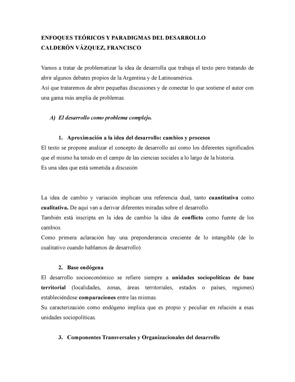 Calderón Vázquez: Enfoques teóricos y paradigmas del desarrollo - Qué son las teorías y enfoques del desarrollo calderon vazquez enfoques teoricos y paradigmas del desarrollo resumen - Qué son las teorías y enfoques del desarrollo