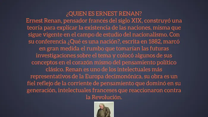 ernest renan que es una nacion resumen - Quién era Ernest Renan que aportes hizo a la discusión sobre naciones y nacionalismo