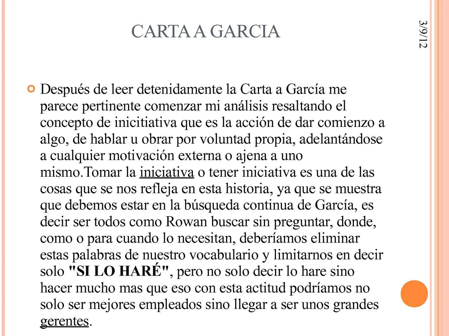 Mensaje A García: Resumen Y Reflexiones | En Pocas Palabras