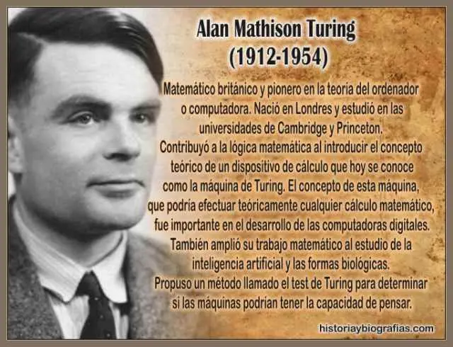 alan turing resumen de su biografia - Quién fue Alan Turing y cuáles fueron sus aportes
