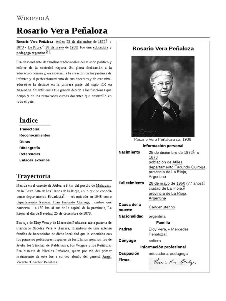 biografia de rosario vera peñaloza resumen - Quién fue Rosario Vera Peñaloza resumen