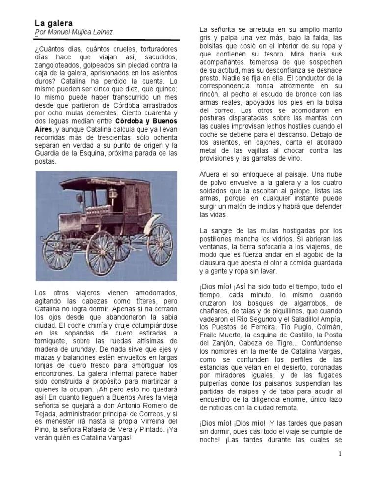 La Galera: Resumen de un cuento fantástico - Quién protagoniza el relato de la galera la galera cuento resumen - Quién protagoniza el relato de la galera
